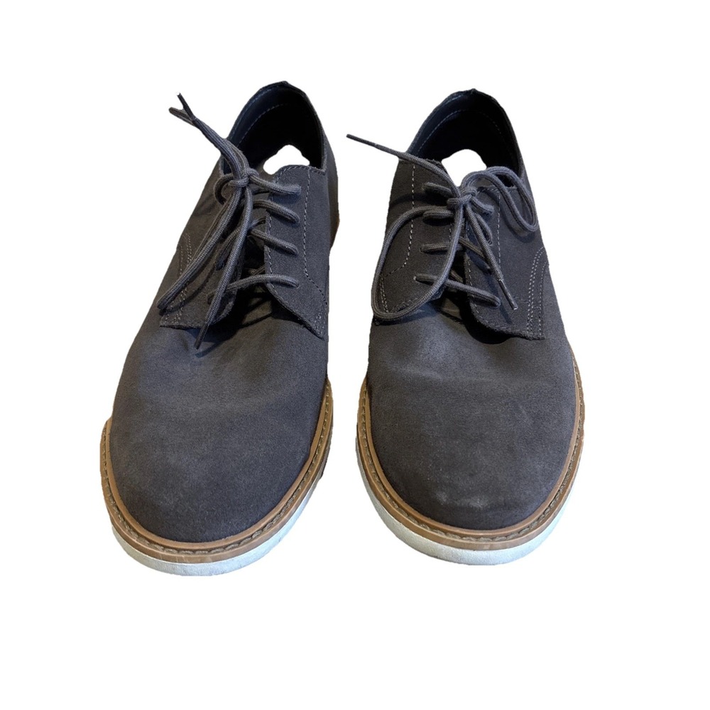 CLARKS‎ Casual Lace Up Oxford Shoes Atticus Nubuck size 9.5